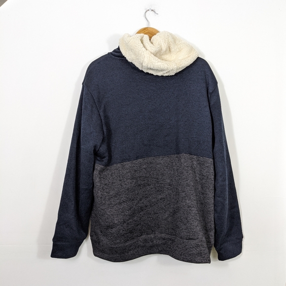 Weatherproof Blue Faux Fur Lined Zip Hoodie - Picture 4 of 8